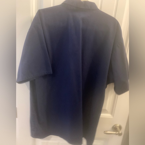 Ben Davis Navy Blue Men's Zipper Work Shirt 2XL - Picture 2 of 7